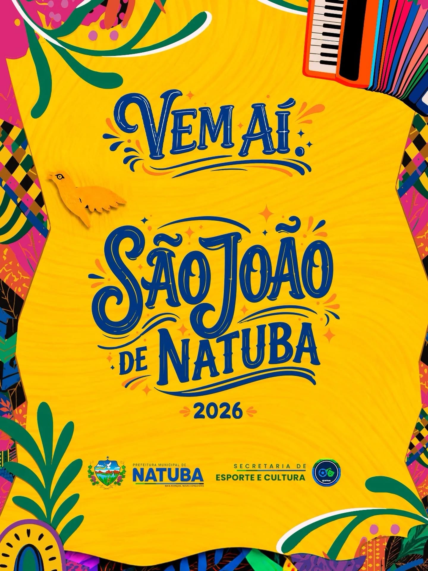 VEM AÍ!! SÃO JOÃO DE NATUBA 2026!!!